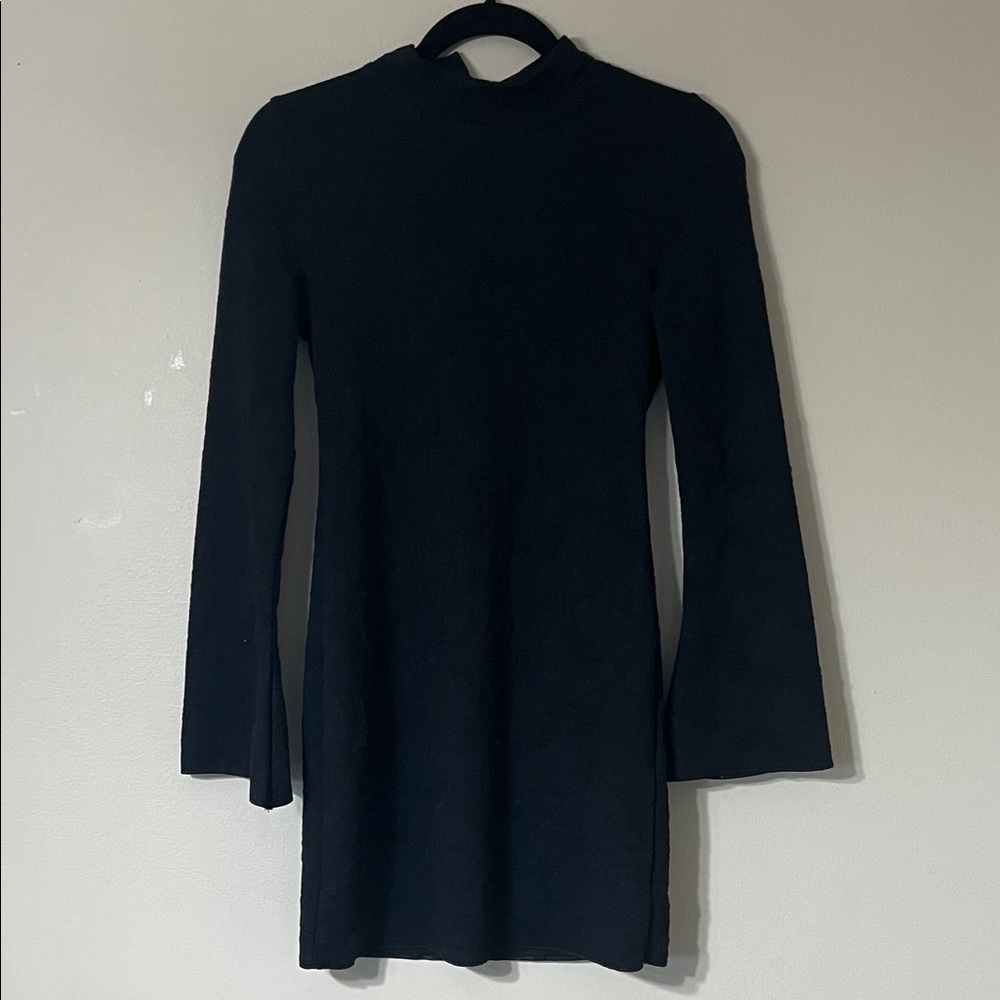 Divided Black Long Sleeve Garment